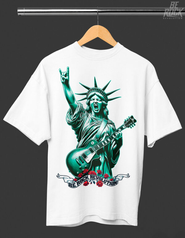 Be RocK Camiseta Oversize Rock and Liberty