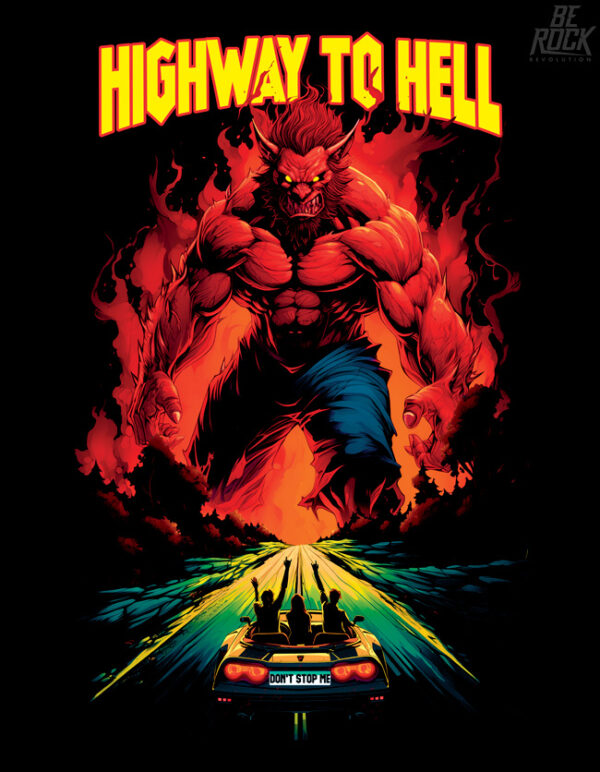 Be Rock Highway to Hell desing