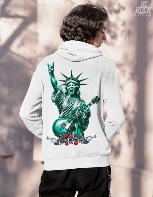 Be Rock Hoodie Rock and Liberty blanco