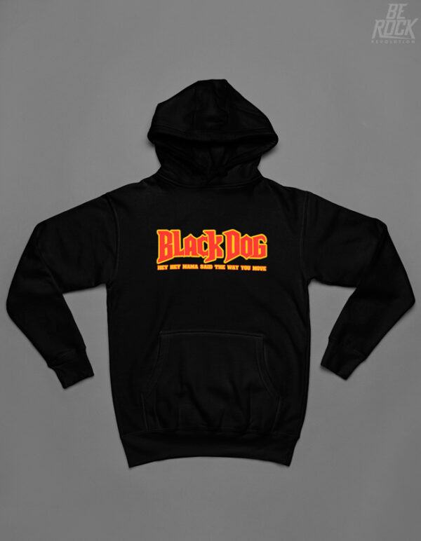 Be Rock Revolution Hoodie Black Dog Zeppelin