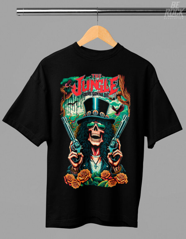 Be Rock Camiseta Oversize The Jungle negra