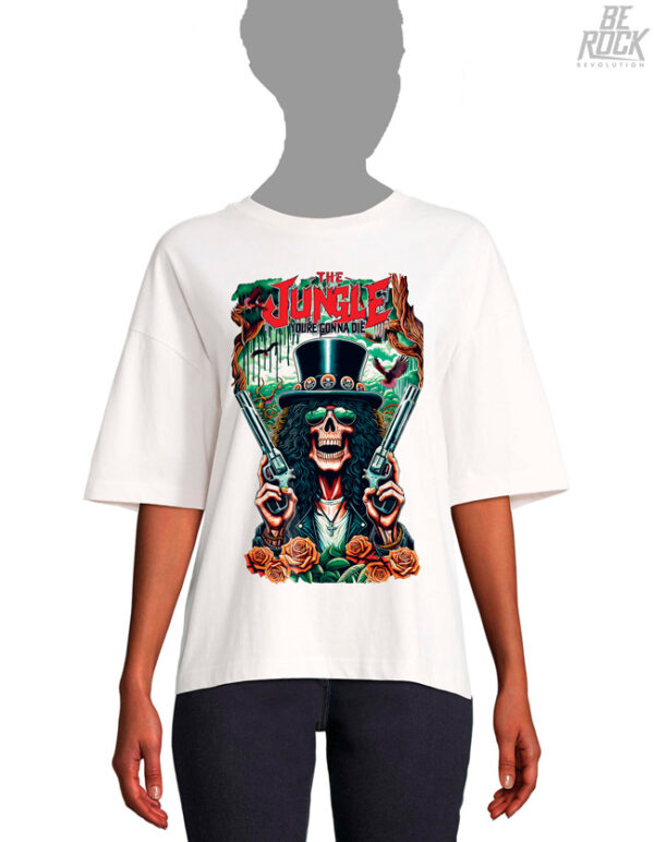 Be Rock Revolution Camiseta Oversize The Jungle blanca