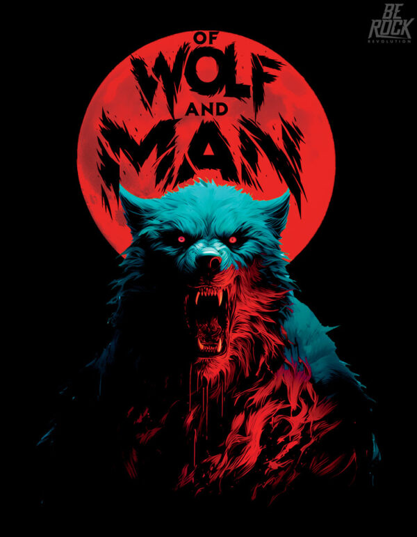 Be Rock Of Wolf and Man desing