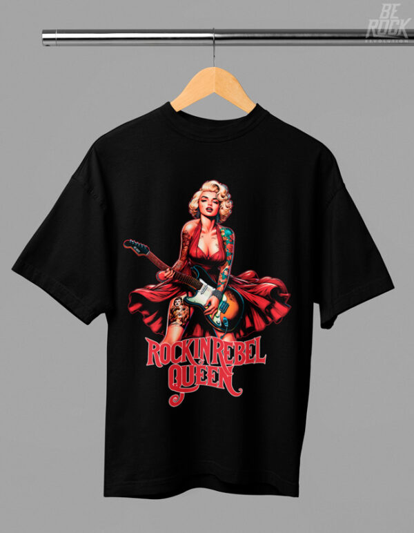 Be Rock Camiseta Oversize Rockin' Rebel Queen