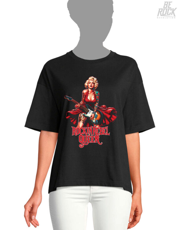 Be Rock Revolution Camiseta Oversize Rockin' Rebel Queen