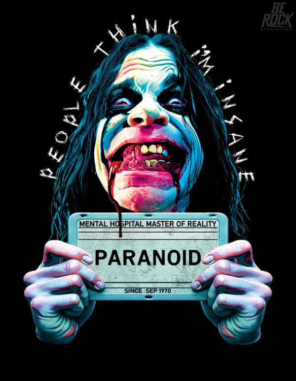 Be Rock Paranoid desing