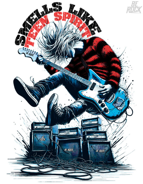 Be Rock Smells Like Teen Spirit Desing