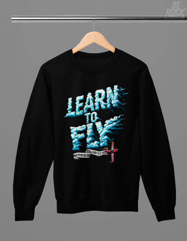 Be Rock Sudadera Learn to Fly