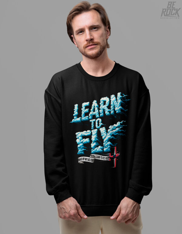 Be Rock Sudadera Learn to Fly